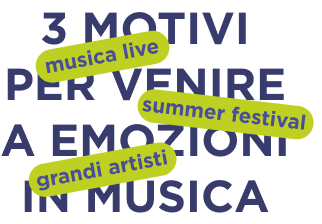 Musica Live, Summer Festival e grandi artisti ad Emozioni In Musica. L'evento dell'anno a Roseto degli Abruzzi.